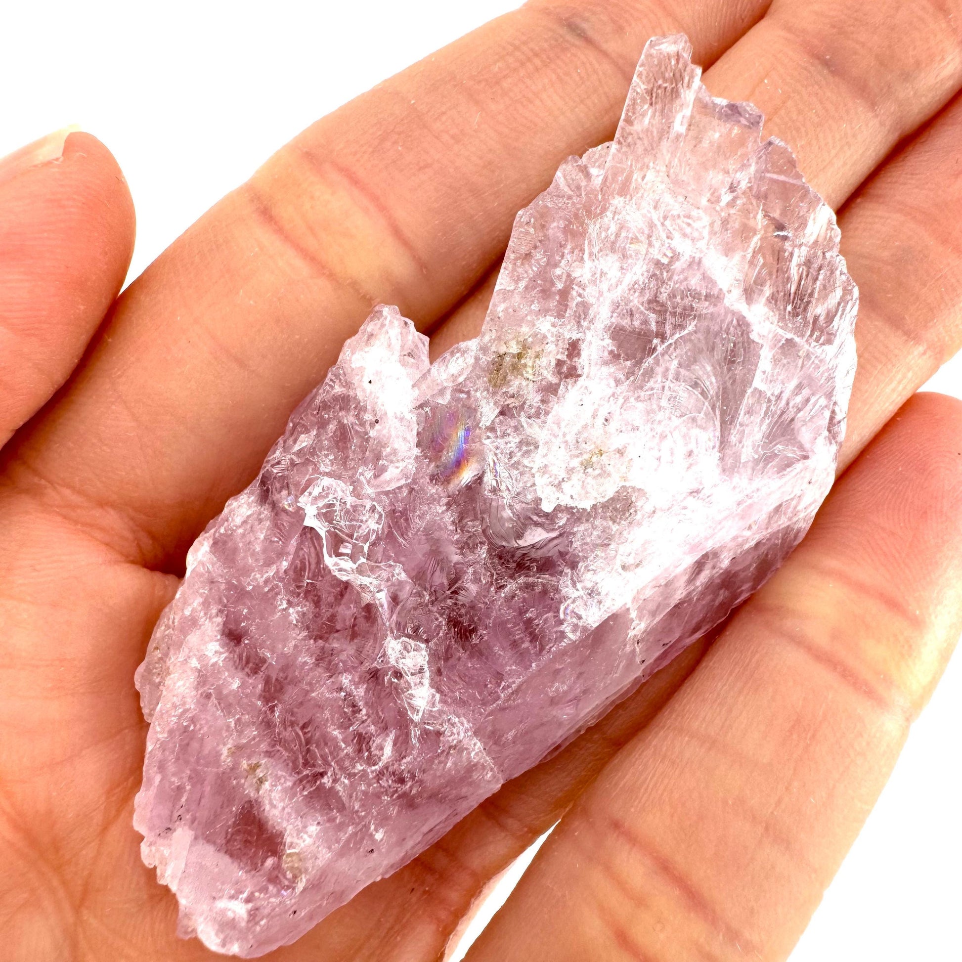 Lavender Kunzite (Pakistan) | pink kunzite, spodumene, kunzite crystal, raw kunzite, mineral specimen