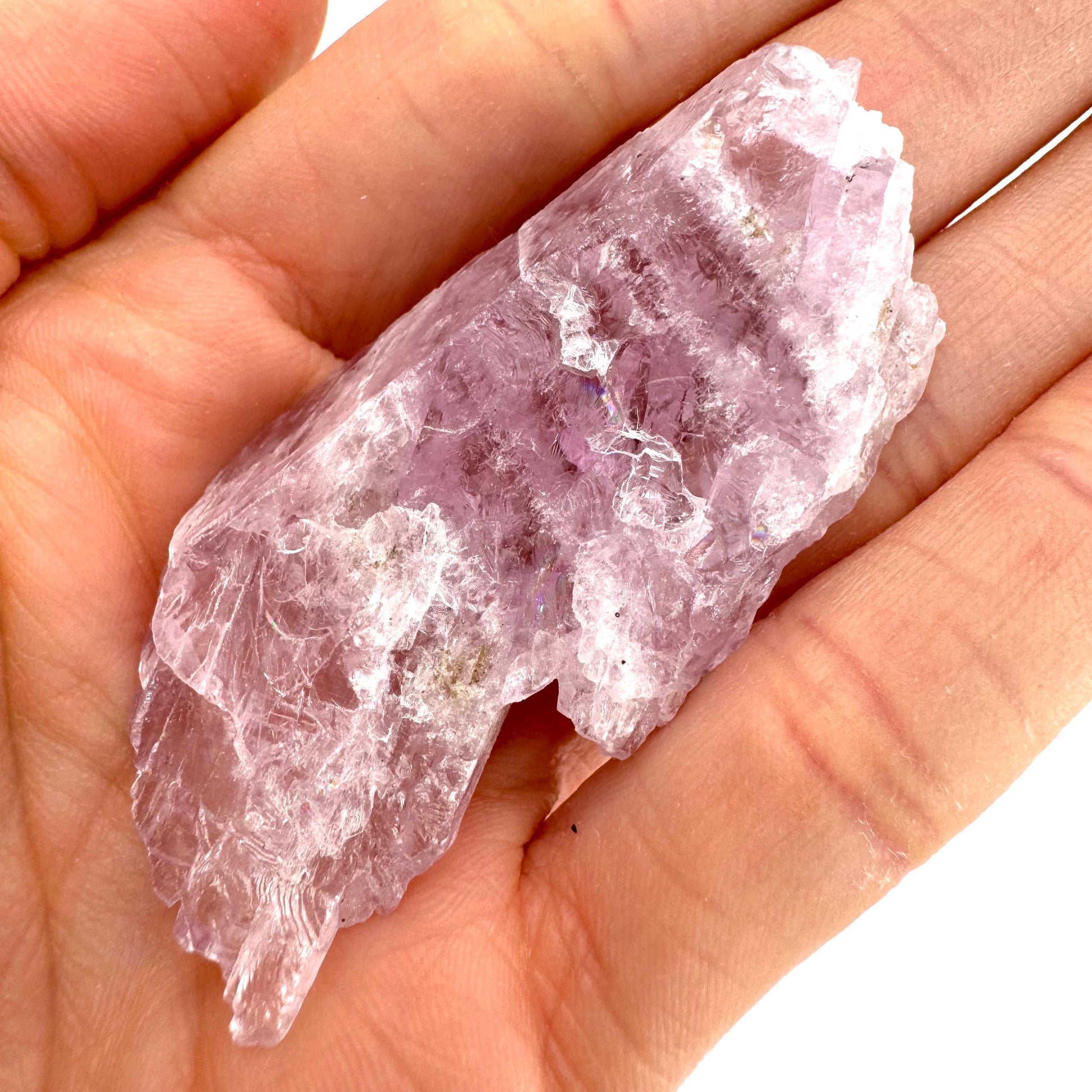 Lavender Kunzite (Pakistan) | pink kunzite, spodumene, kunzite crystal, raw kunzite, mineral specimen