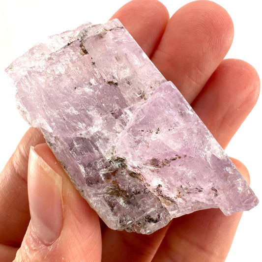 Lavender Kunzite (Pakistan) | pink kunzite, spodumene, kunzite crystal, raw kunzite, mineral specimen