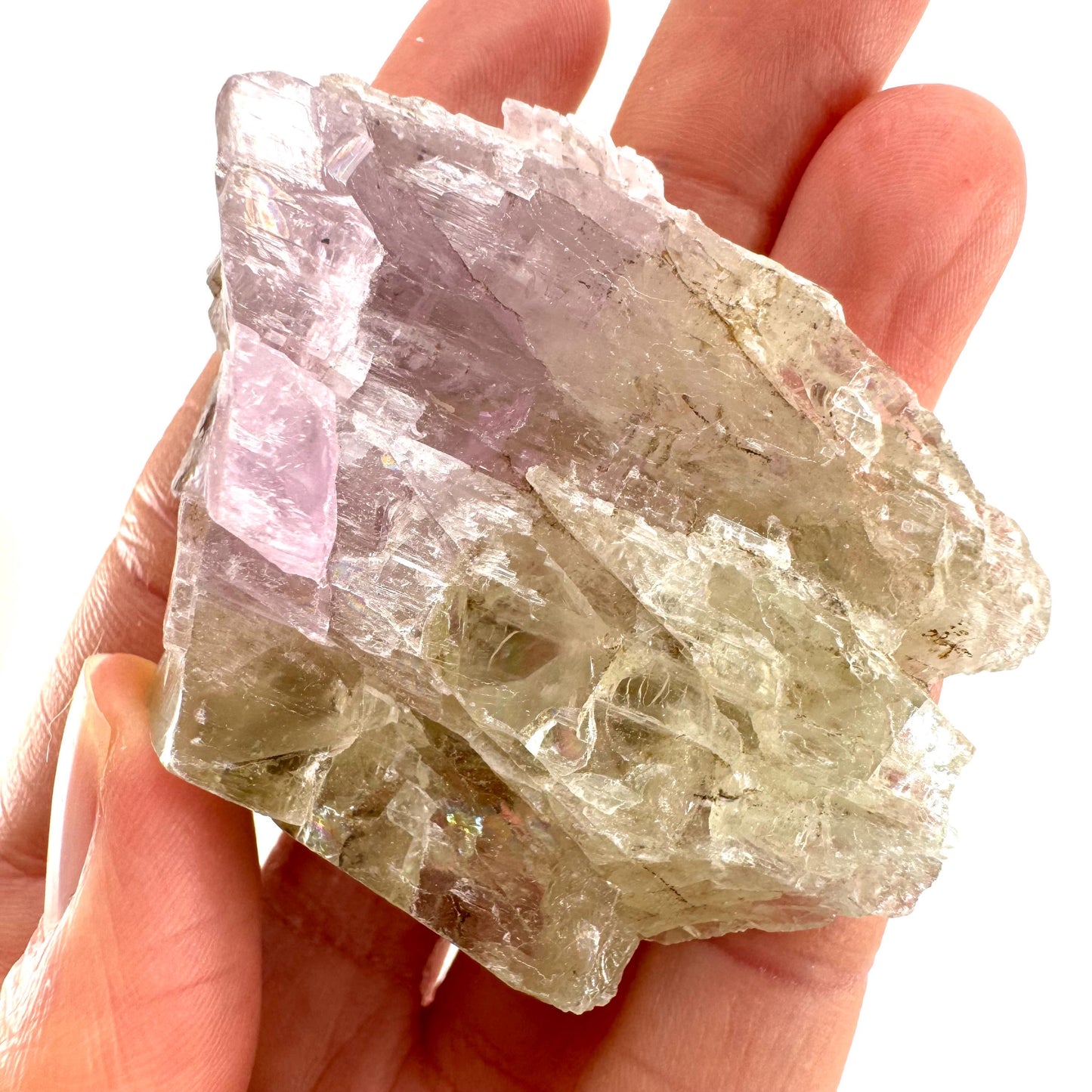 Lavender Kunzite (Pakistan) | pink kunzite, spodumene, kunzite crystal, raw kunzite, mineral specimen