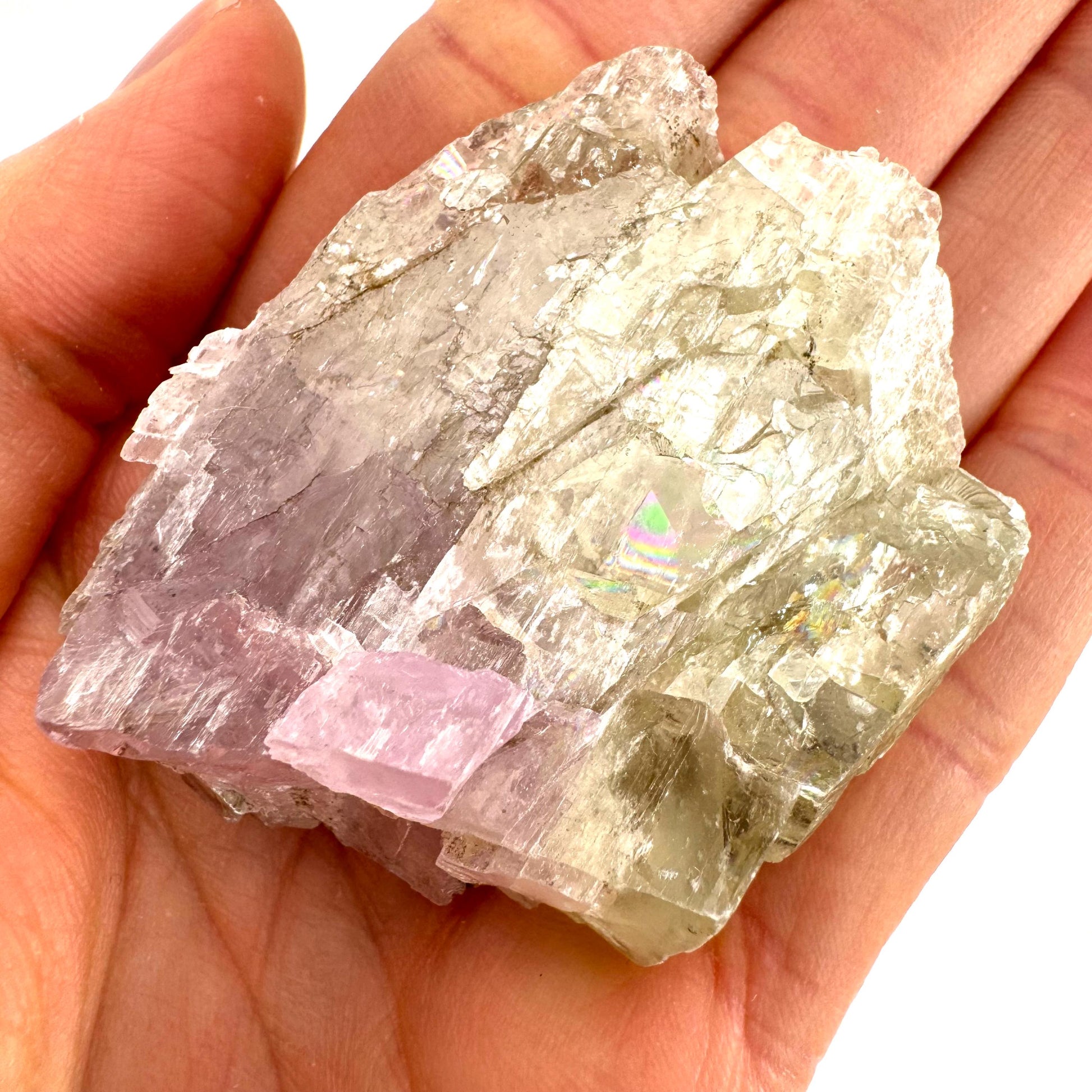 Lavender Kunzite (Pakistan) | pink kunzite, spodumene, kunzite crystal, raw kunzite, mineral specimen