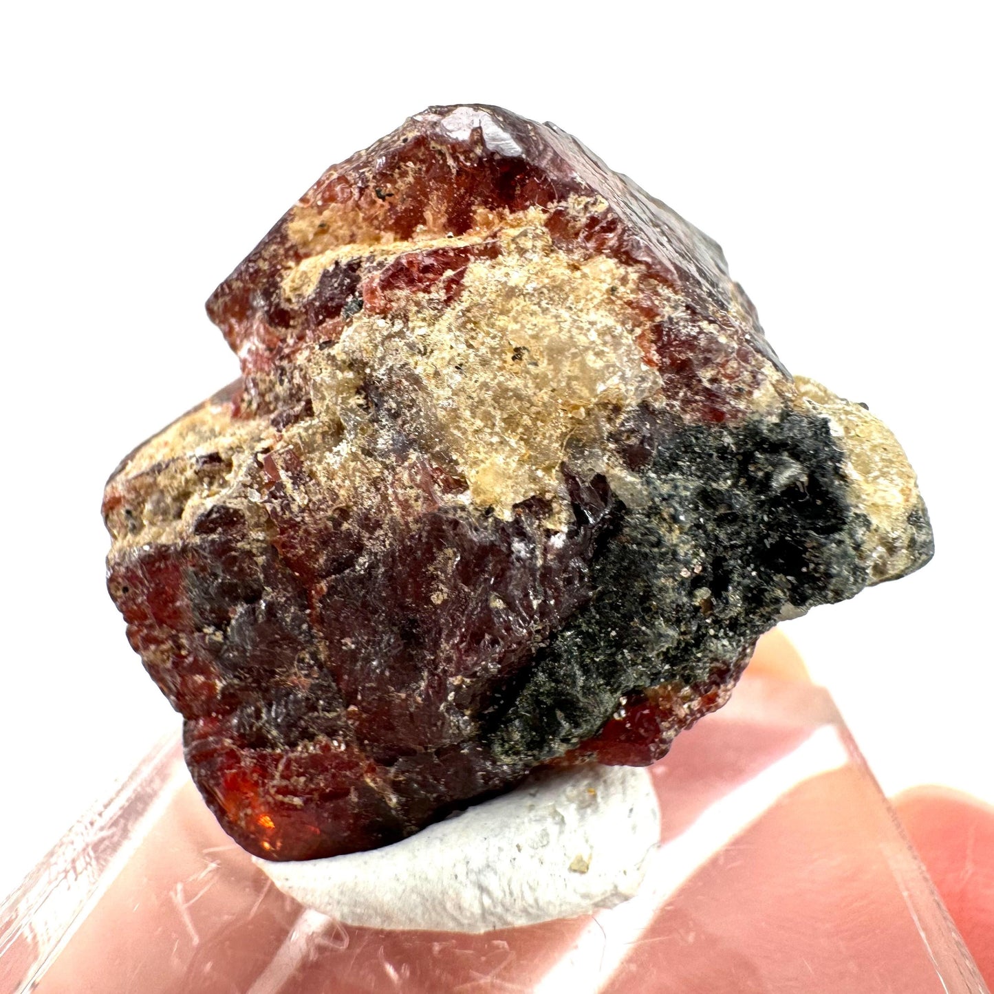 Red Zircon Specimen (Pakistan) | natural red zircon, raw zircon, zircon crystal, mineral specimen