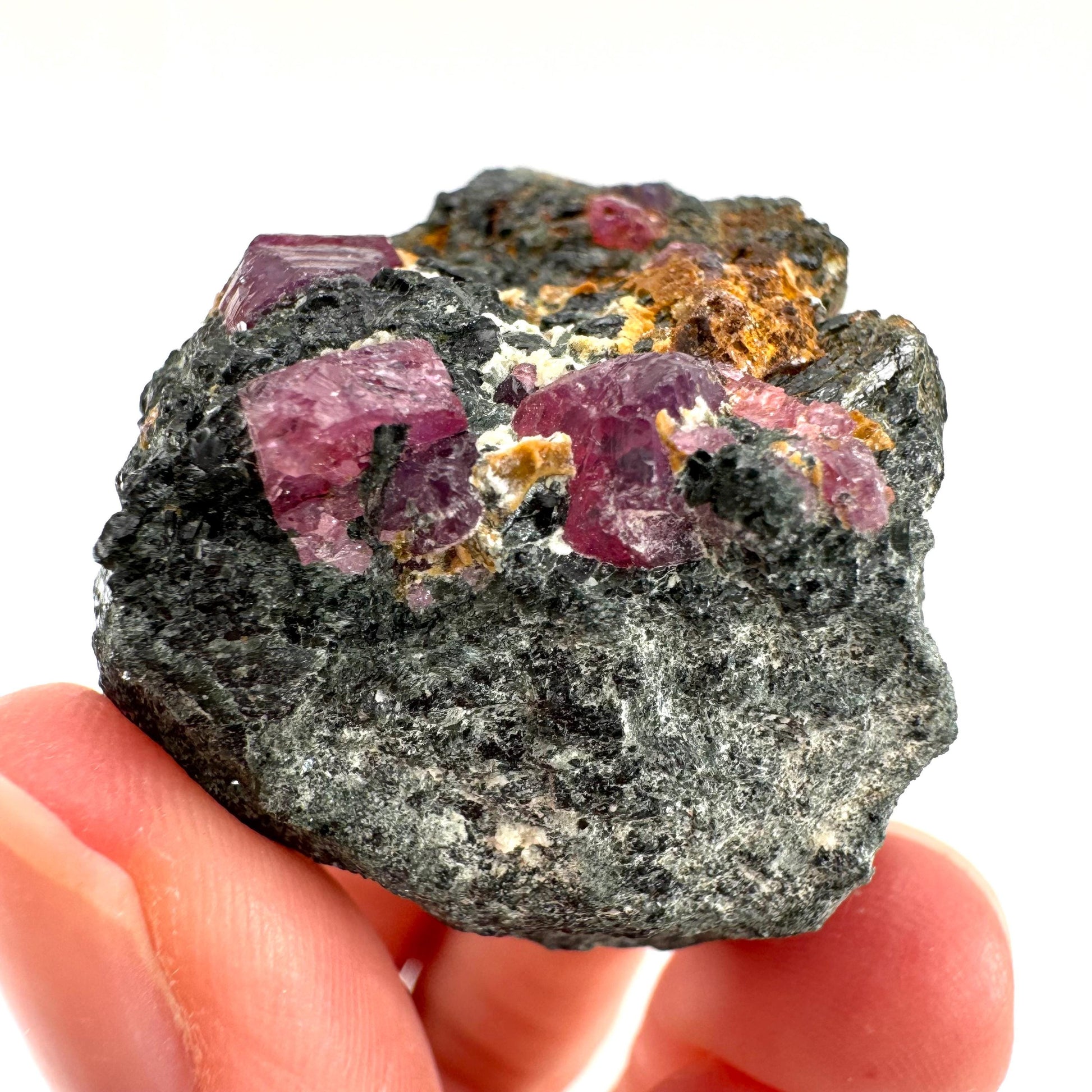 Natural Ruby on Matrix (Tanzania) | red ruby, authentic ruby, corundum var. ruby, mineral specimen