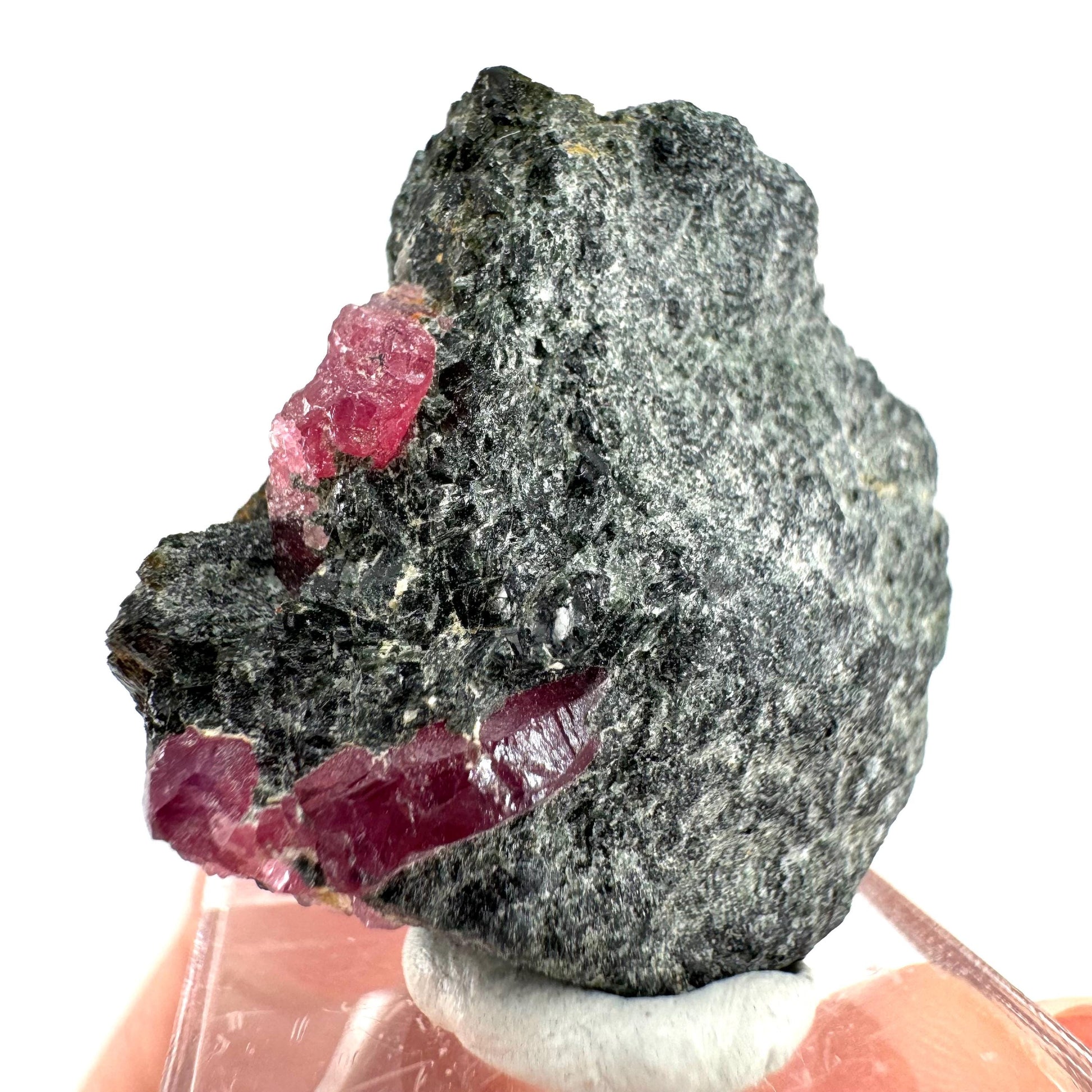 Natural Ruby on Matrix (Tanzania) | red ruby, authentic ruby, corundum var. ruby, mineral specimen