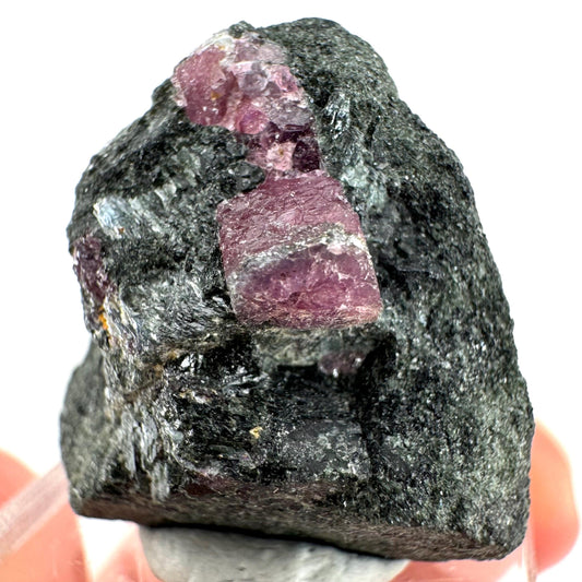 Natural Ruby on Matrix (Tanzania) | red ruby, authentic ruby, corundum var. ruby, mineral specimen