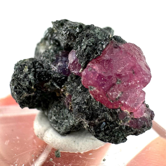 Natural Ruby on Matrix (Tanzania) | red ruby, authentic ruby, corundum var. ruby, mineral specimen
