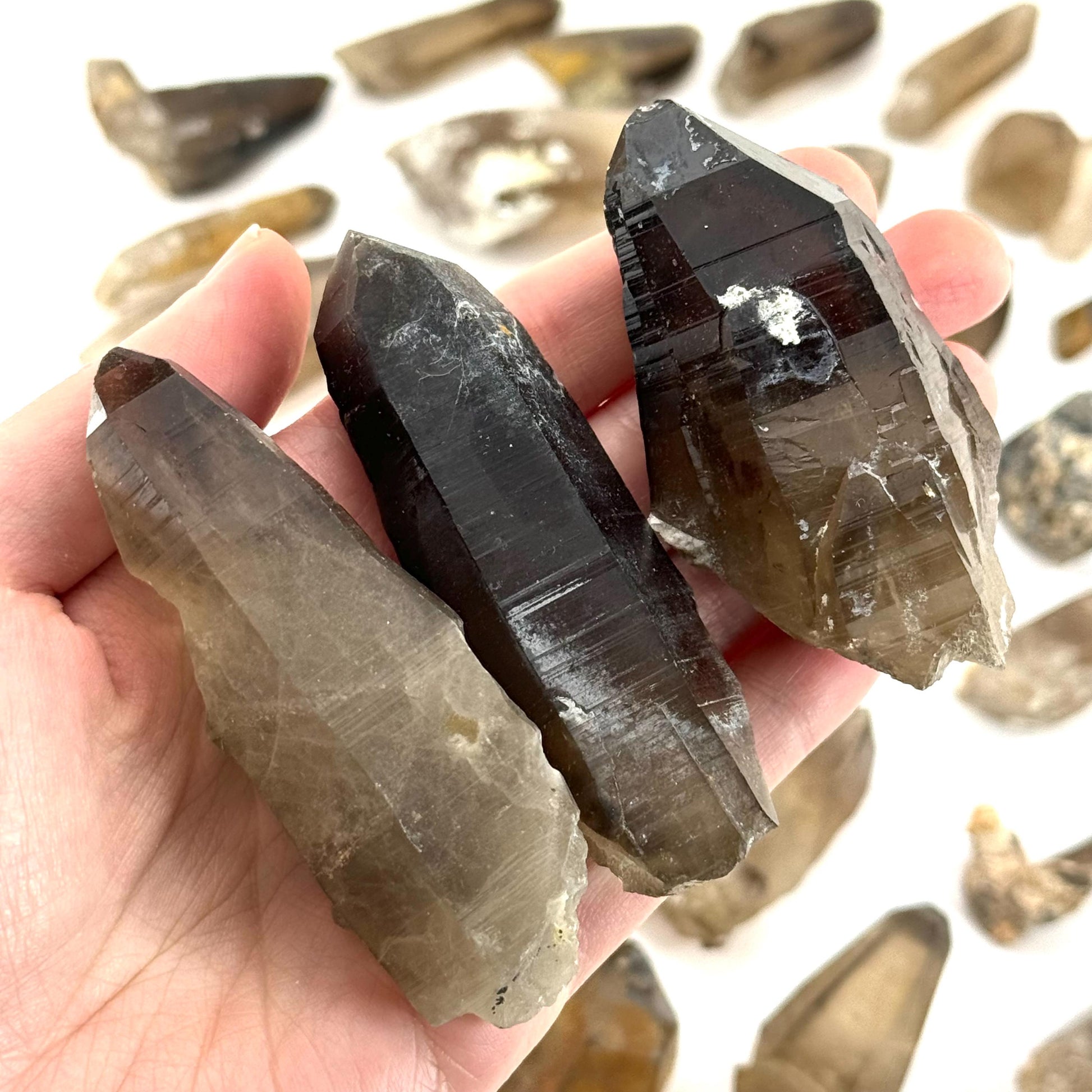 ONE Smoky Quartz Point (Namibia) | natural smoky quartz point, smoky quartz crystal