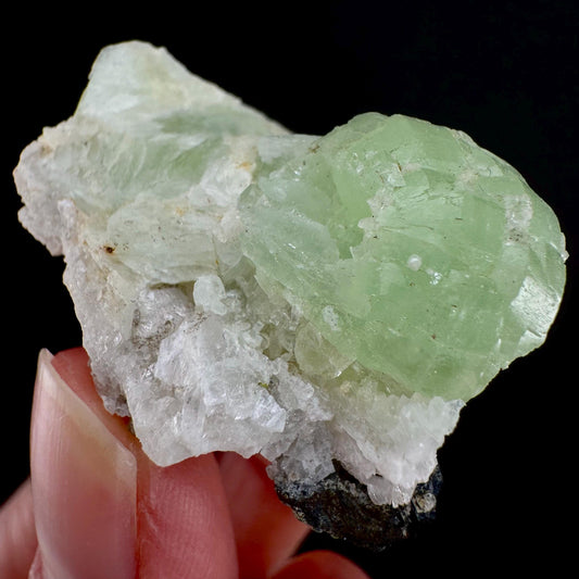 Prehnite (Namibia) | green prehnite crystal, raw prehnite, mineral specimen