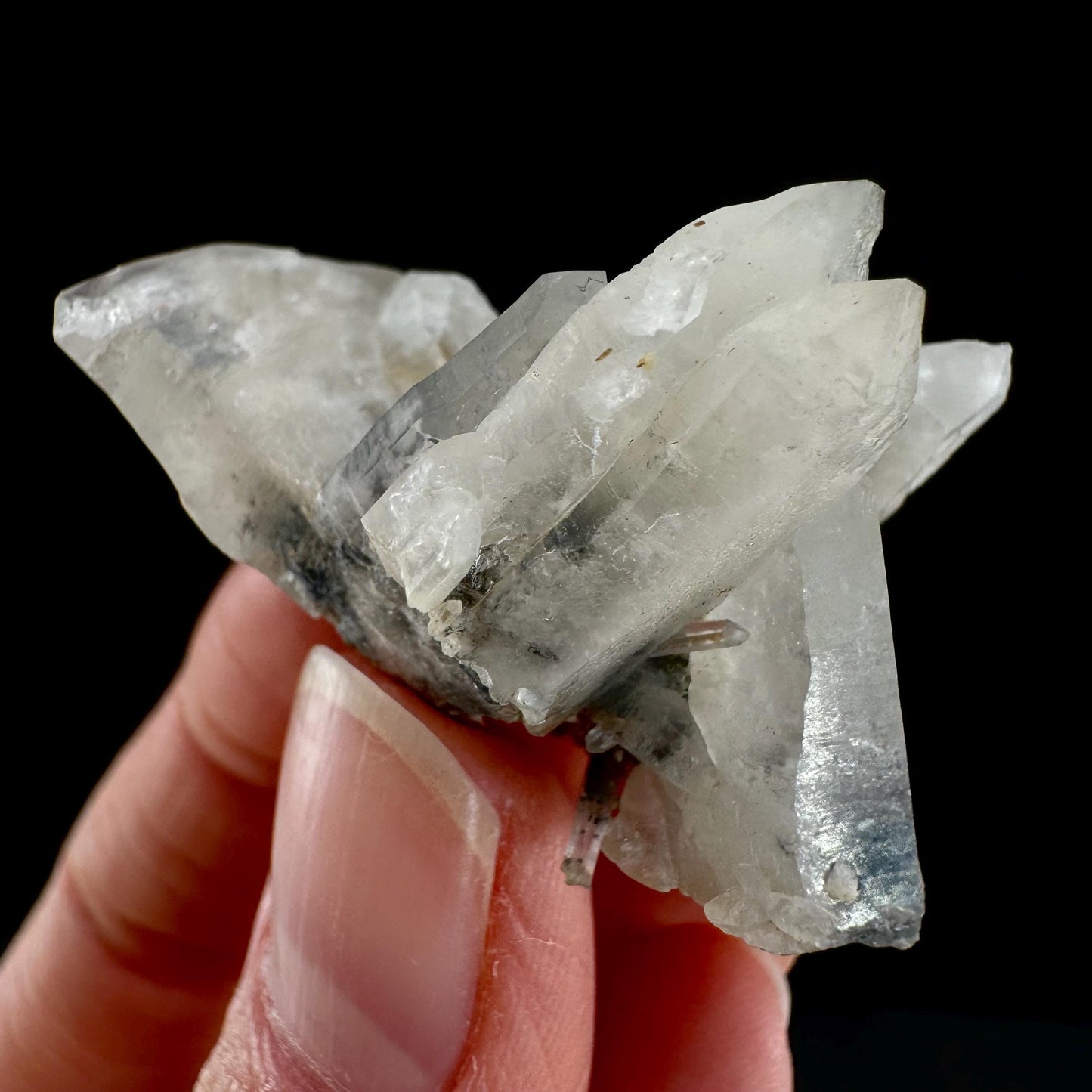 Lattice Quartz with Feldspar (Namibia) | gitter quartz, smoky quartz crystal