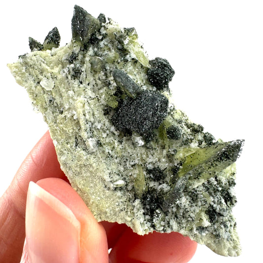 Titanite with Chlorite on Matrix (Pakistan) | sphene titanite, titanite crystal, sphene crystal, rare minerals