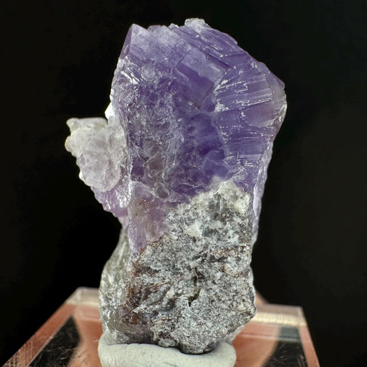 Purple Fluorapatite (Afghanistan) | fluorapatite crystal, natural purple apatite, mineral specimen