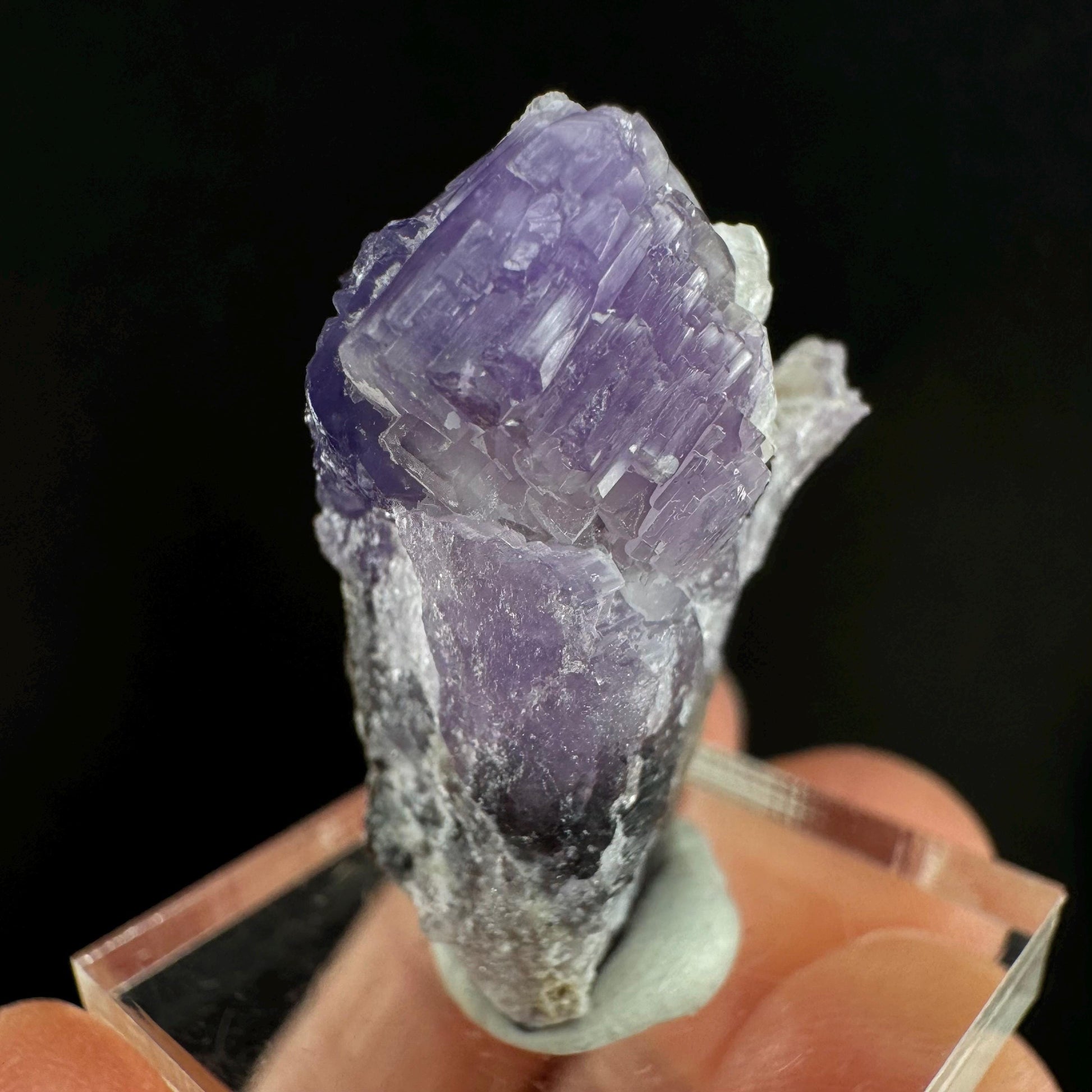Purple Fluorapatite (Afghanistan) | fluorapatite crystal, natural purple apatite, mineral specimen