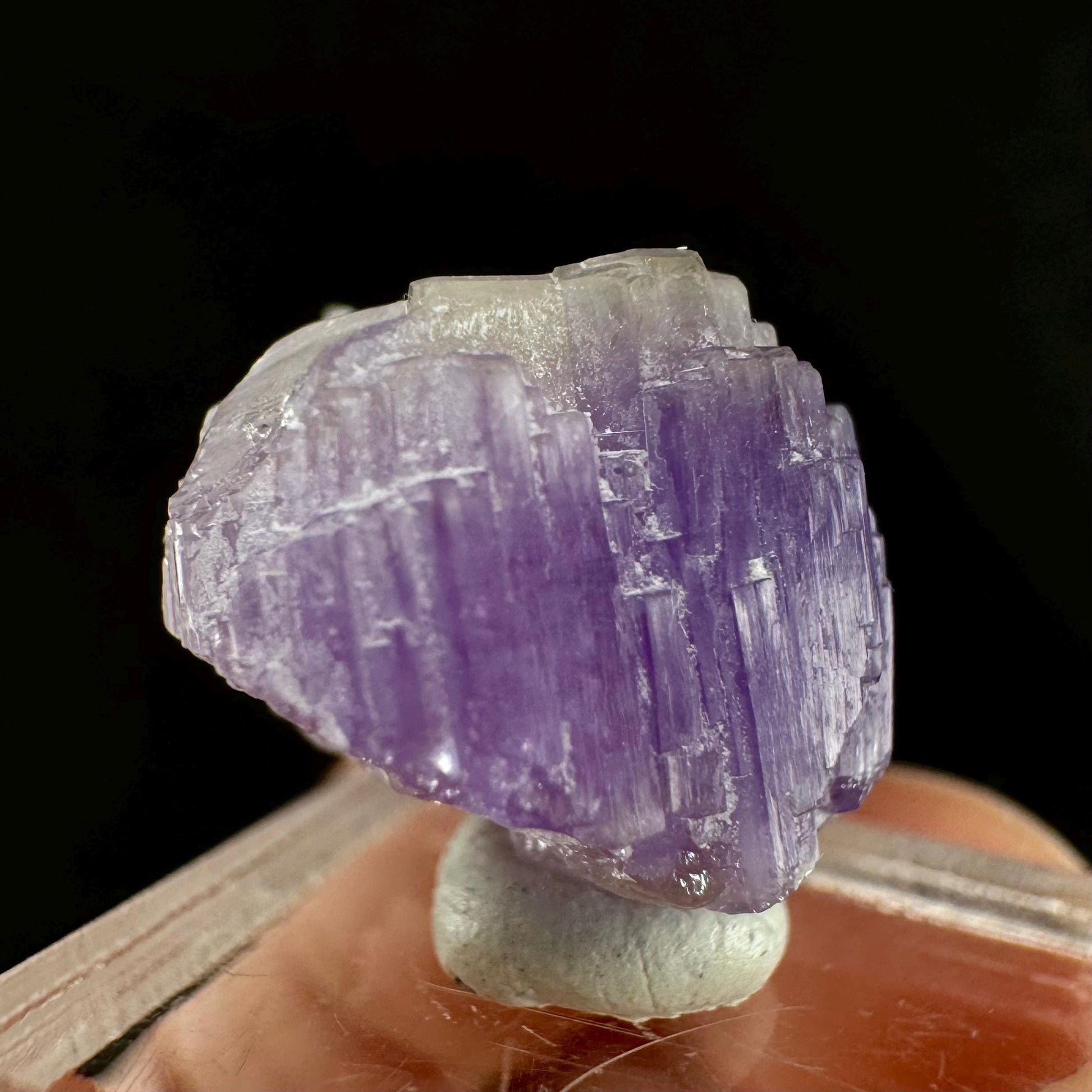 Purple Fluorapatite (Afghanistan) | fluorapatite crystal, natural purple apatite, mineral specimen