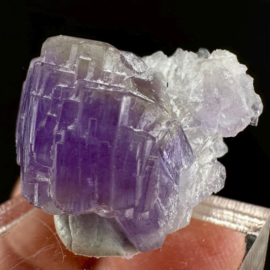 Purple Fluorapatite (Afghanistan) | fluorapatite crystal, natural purple apatite, mineral specimen