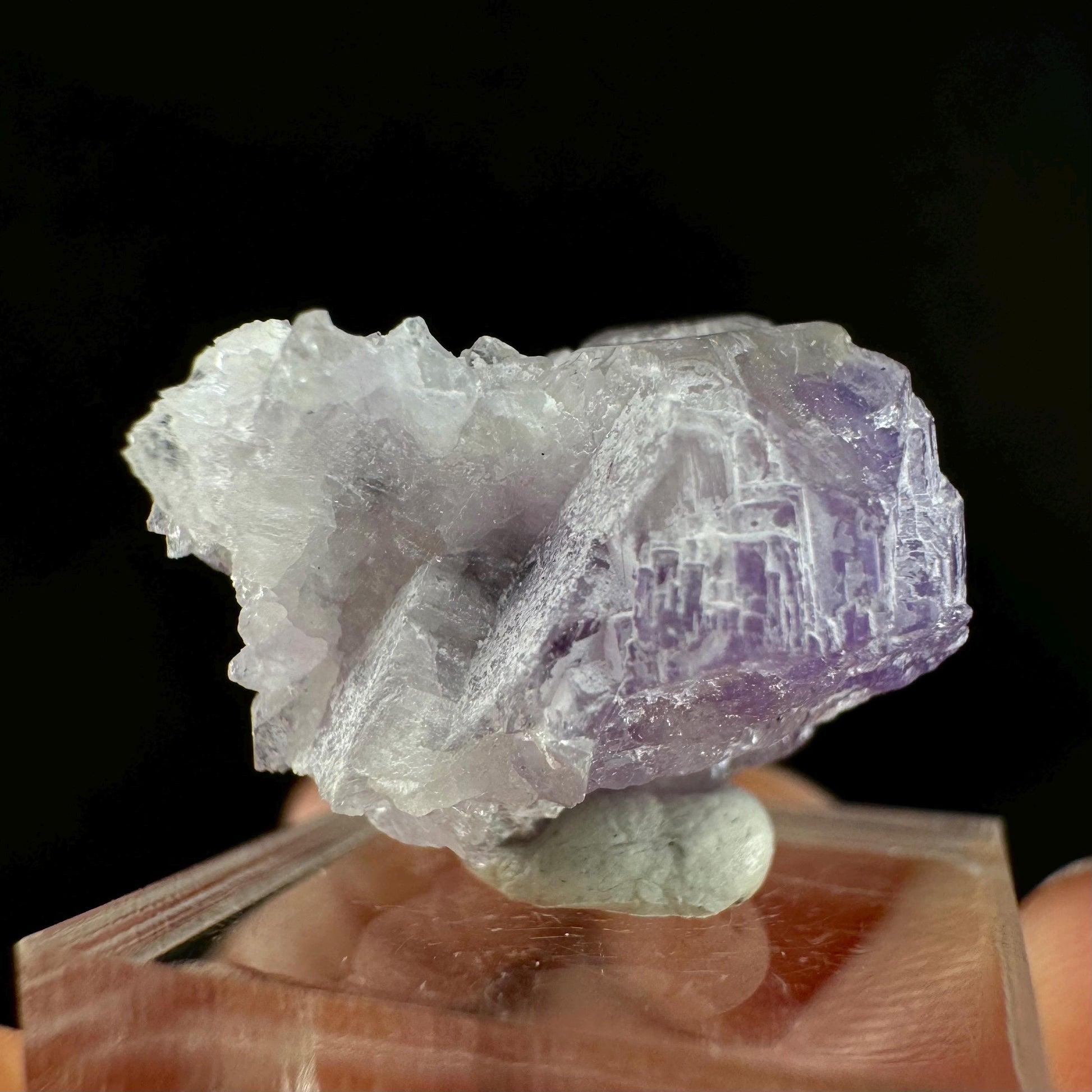 Purple Fluorapatite (Afghanistan) | fluorapatite crystal, natural purple apatite, mineral specimen