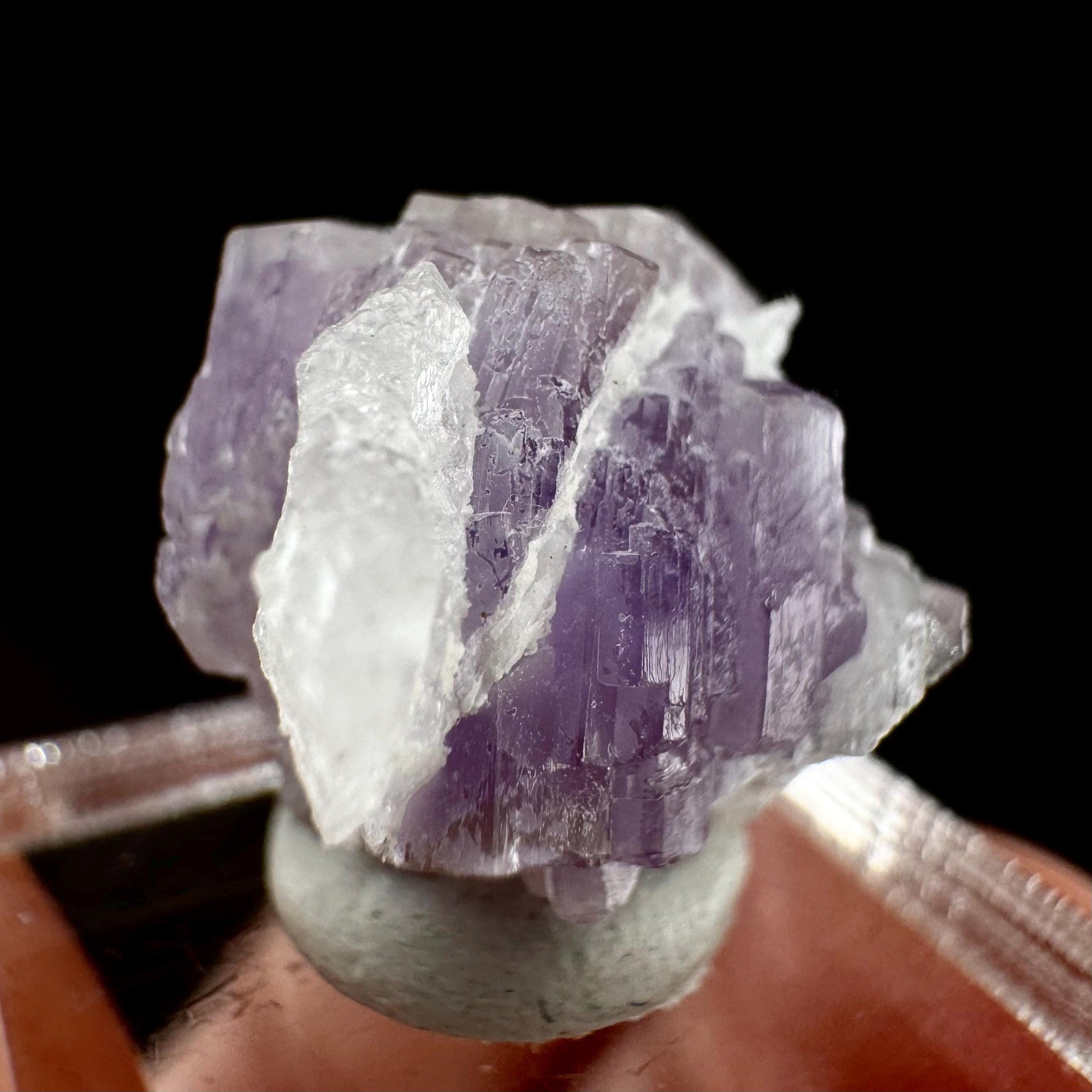 Purple Fluorapatite (Afghanistan) | fluorapatite crystal, natural purple apatite, mineral specimen