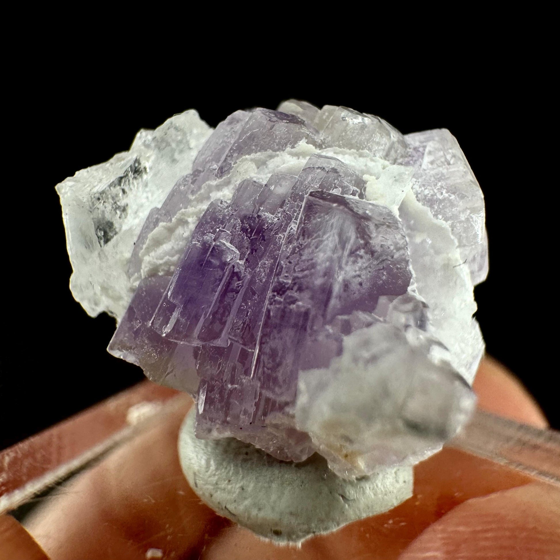 Purple Fluorapatite (Afghanistan) | fluorapatite crystal, natural purple apatite, mineral specimen