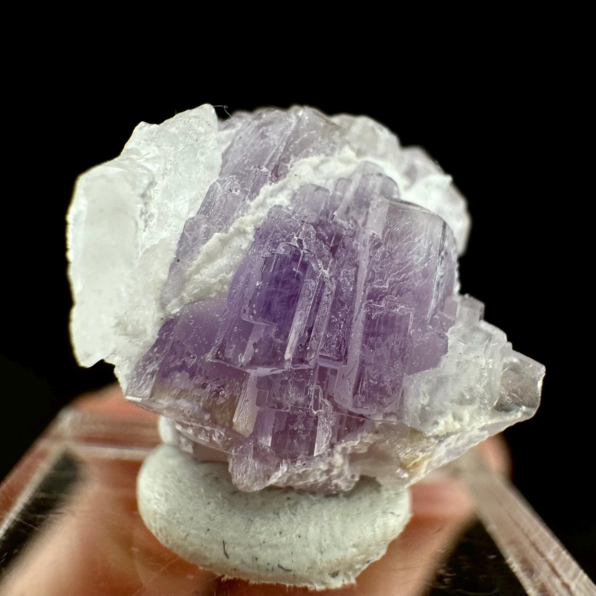 Purple Fluorapatite (Afghanistan) | fluorapatite crystal, natural purple apatite, mineral specimen