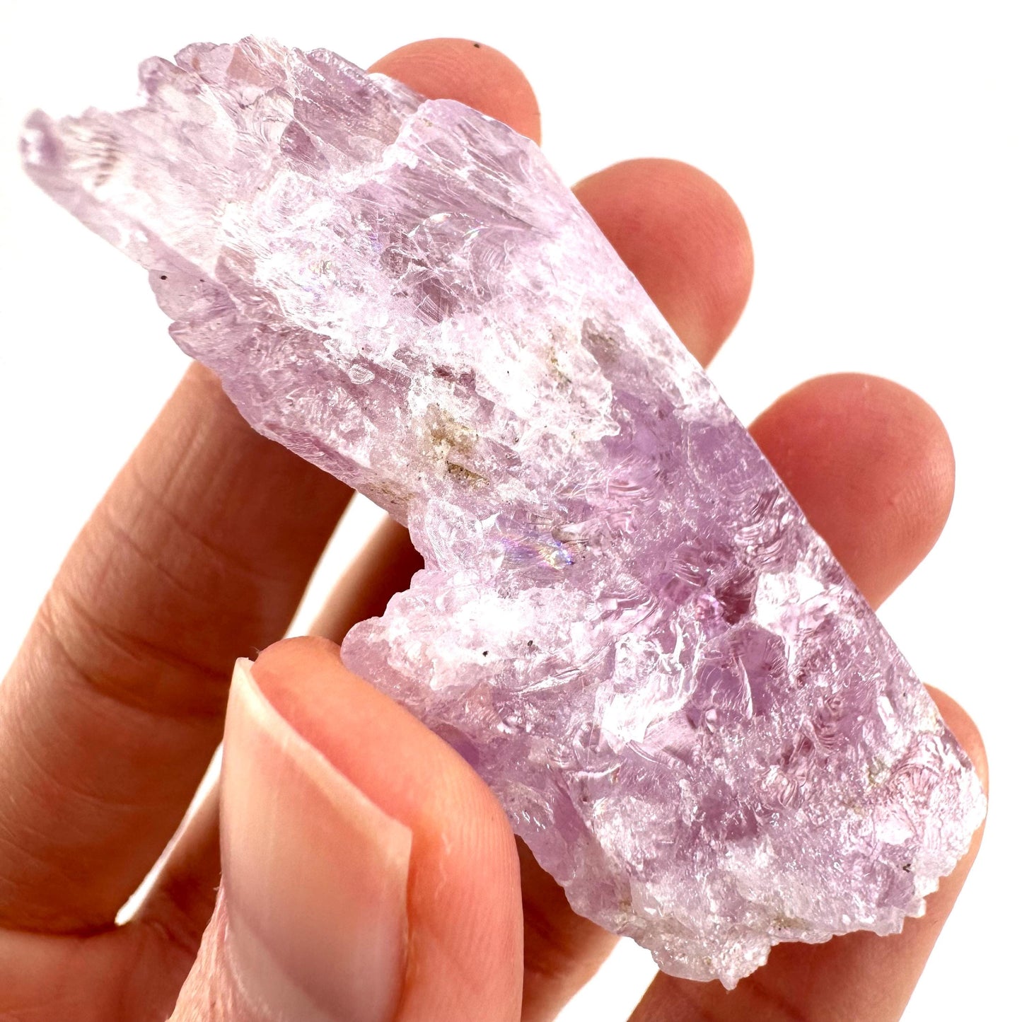 Lavender Kunzite (Pakistan) | pink kunzite, spodumene, kunzite crystal, raw kunzite, mineral specimen