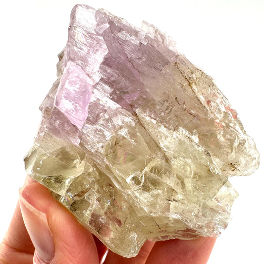 Lavender Kunzite (Pakistan) | pink kunzite, spodumene, kunzite crystal, raw kunzite, mineral specimen