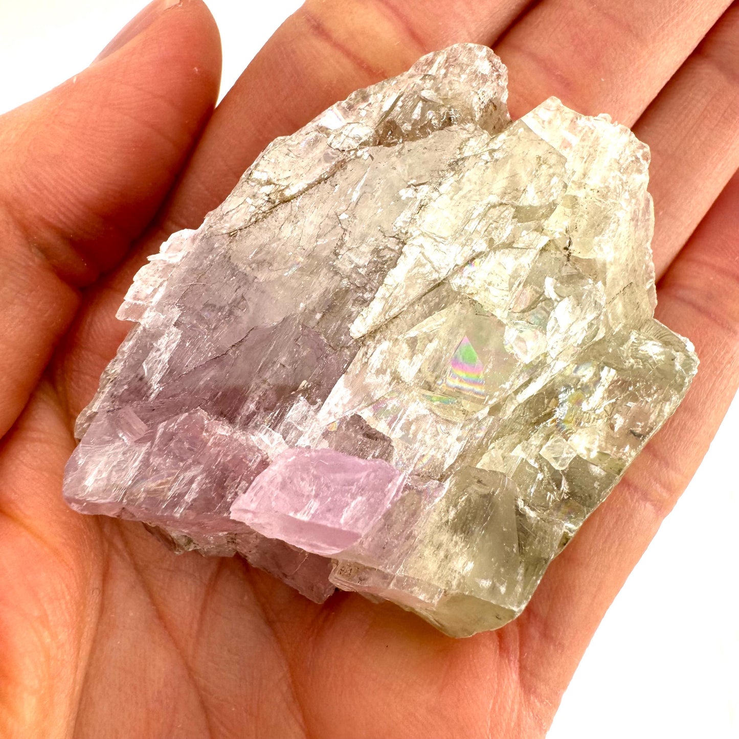 Lavender Kunzite (Pakistan) | pink kunzite, spodumene, kunzite crystal, raw kunzite, mineral specimen