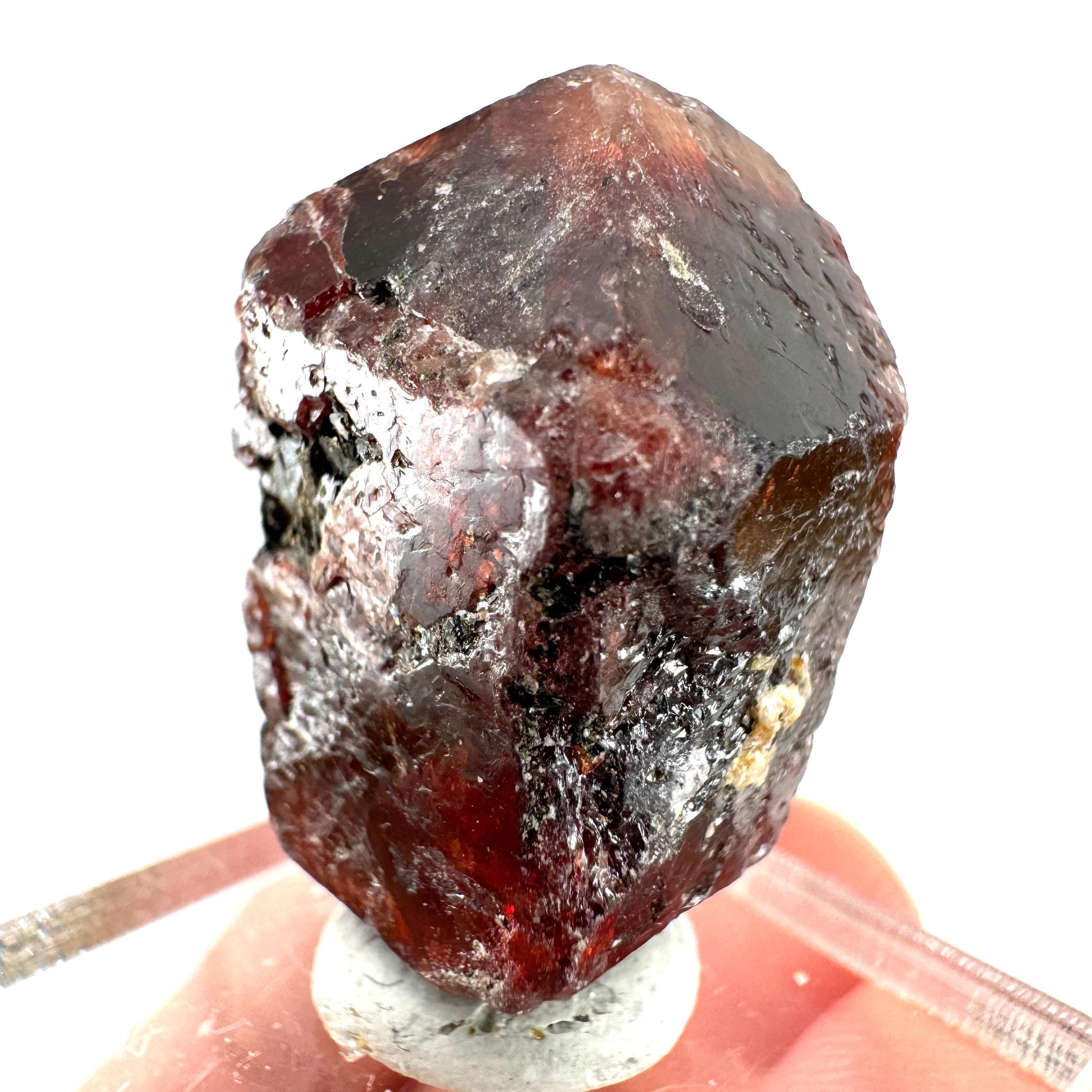 Red Zircon Specimen (Pakistan) | natural red zircon, raw zircon, zircon crystal, mineral specimen
