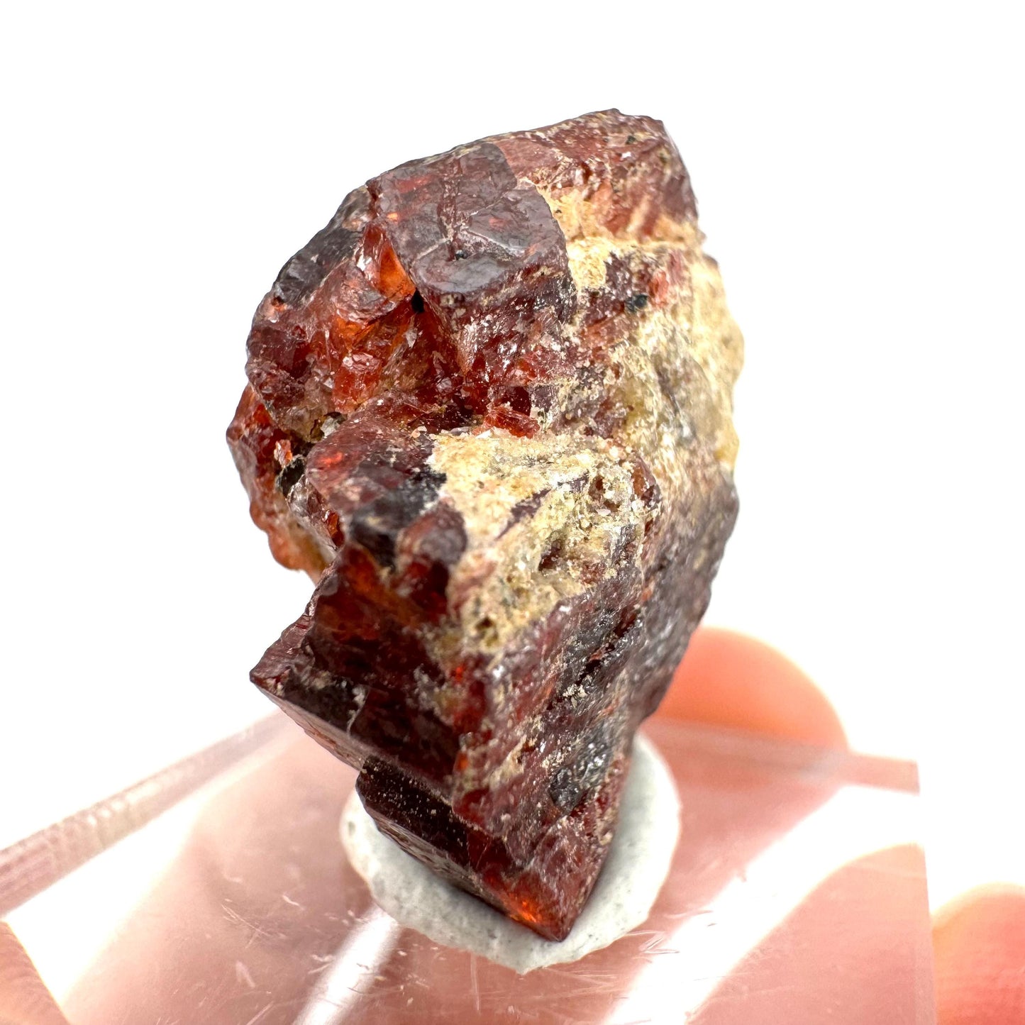 Red Zircon Specimen (Pakistan) | natural red zircon, raw zircon, zircon crystal, mineral specimen