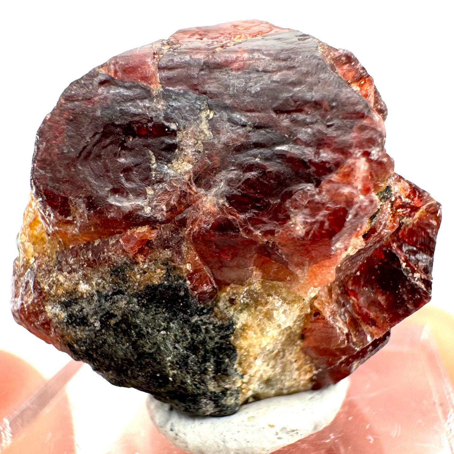 Red Zircon Specimen (Pakistan) | natural red zircon, raw zircon, zircon crystal, mineral specimen
