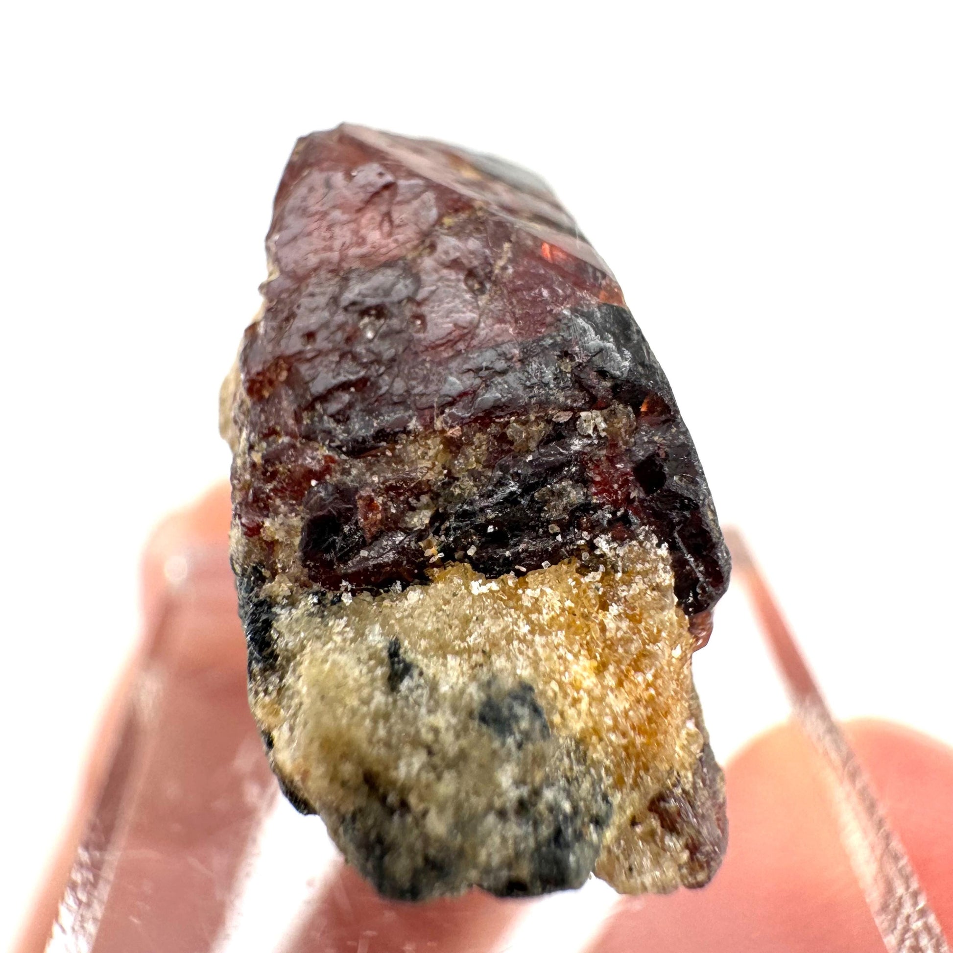 Red Zircon Specimen (Pakistan) | natural red zircon, raw zircon, zircon crystal, mineral specimen