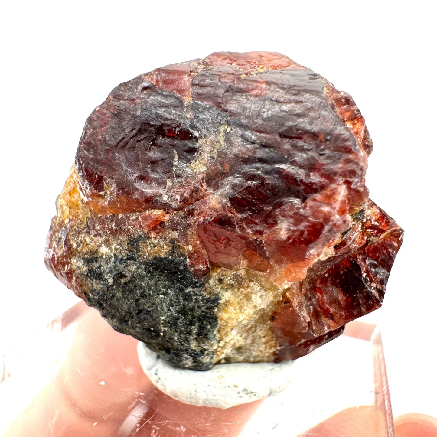 Red Zircon Specimen (Pakistan) | natural red zircon, raw zircon, zircon crystal, mineral specimen