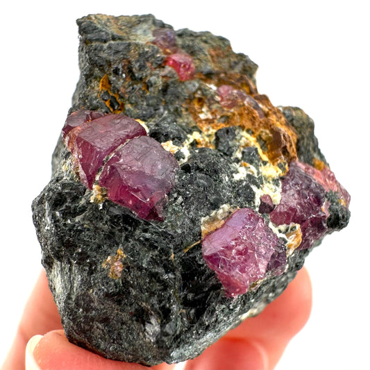 Natural Ruby on Matrix (Tanzania) | red ruby, authentic ruby, corundum var. ruby, mineral specimen