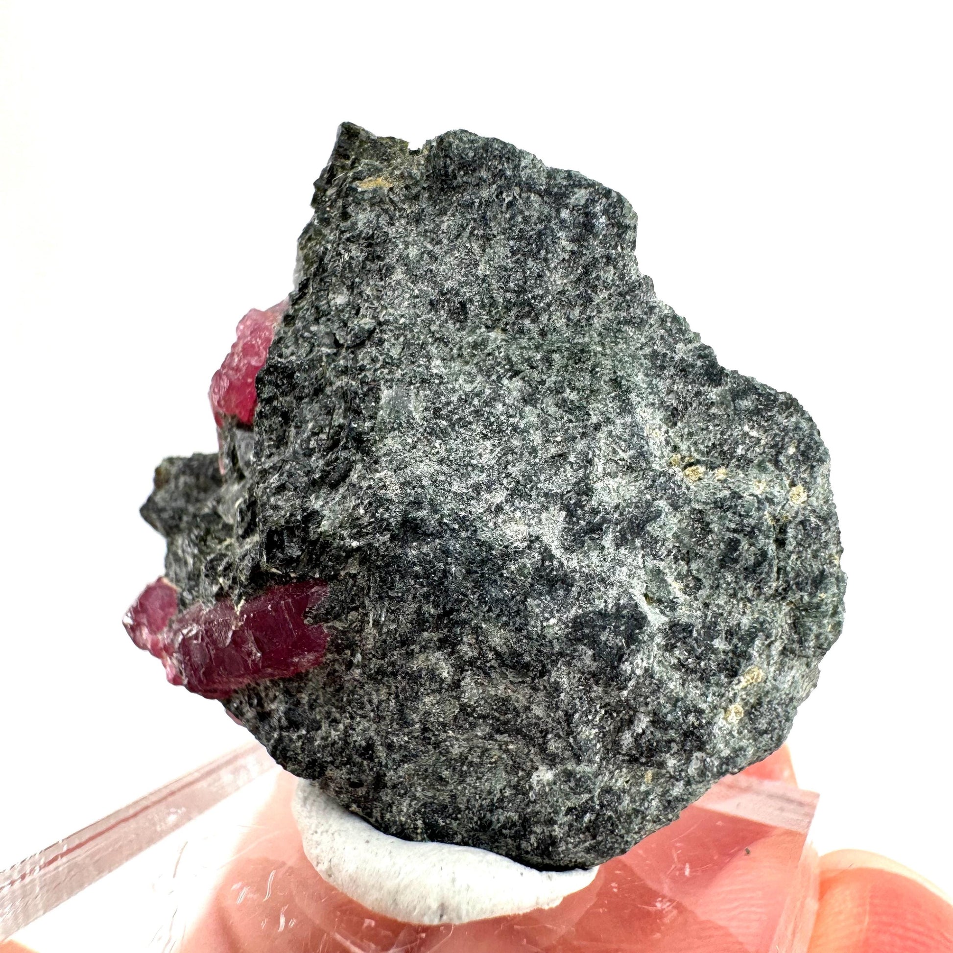 Natural Ruby on Matrix (Tanzania) | red ruby, authentic ruby, corundum var. ruby, mineral specimen