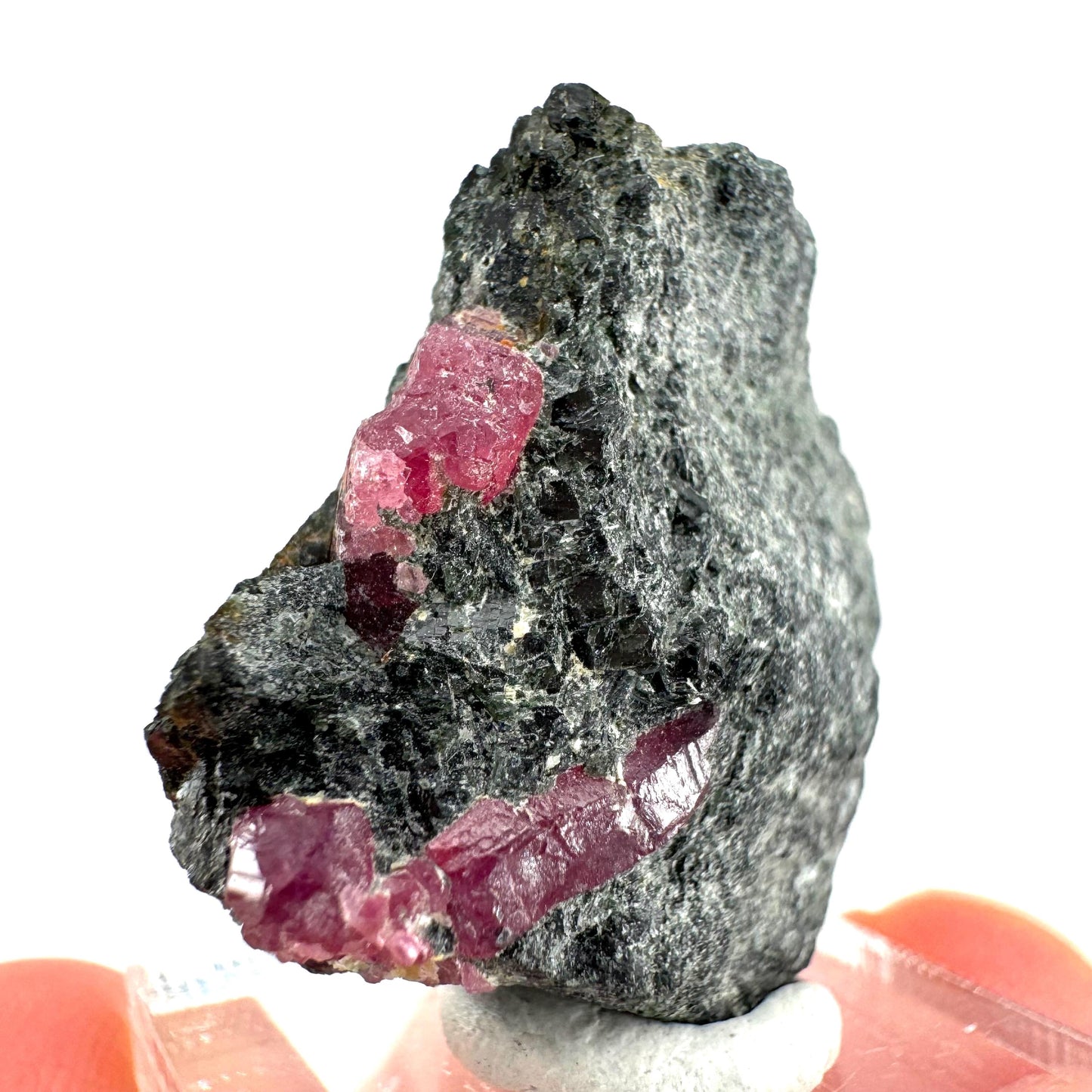 Natural Ruby on Matrix (Tanzania) | red ruby, authentic ruby, corundum var. ruby, mineral specimen