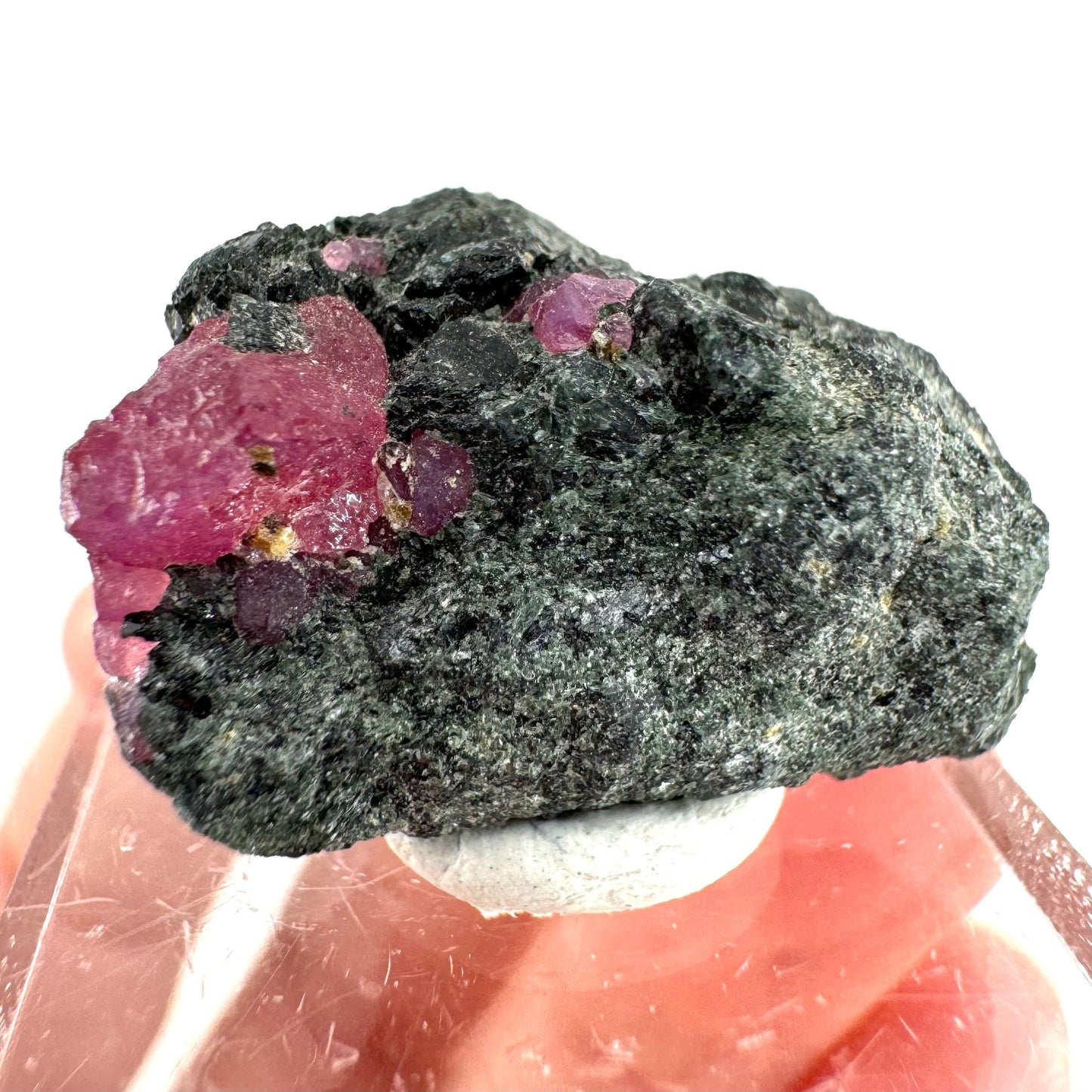 Natural Ruby on Matrix (Tanzania) | red ruby, authentic ruby, corundum var. ruby, mineral specimen