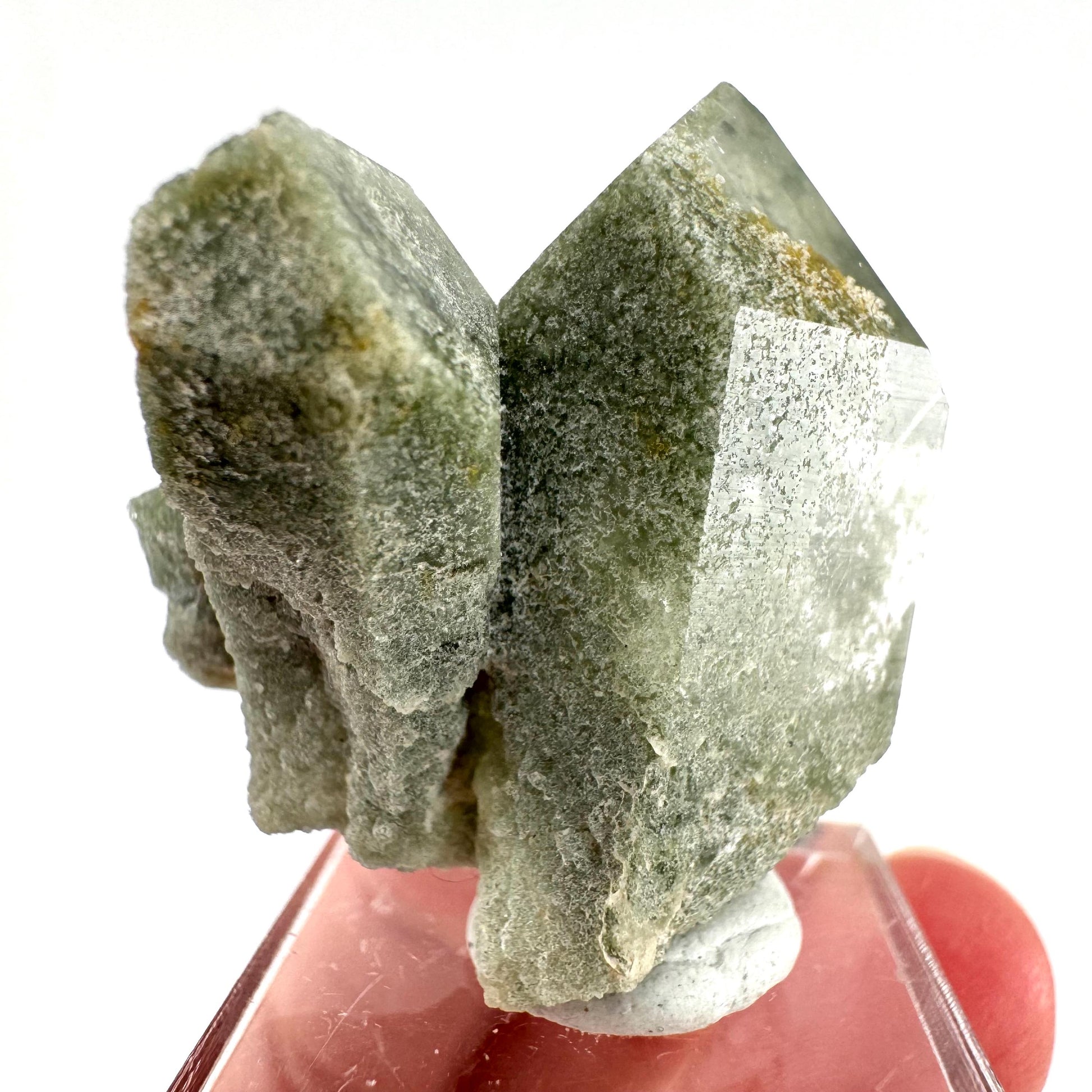 Chlorite Quartz (Pakistan) | green phantom quartz crystal, green chlorite quartz, mineral specimen