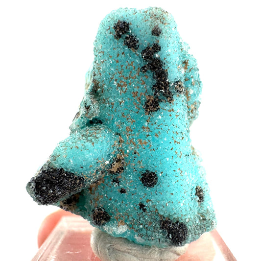 Chrysocolla Pseudomorph after Azurite (DR Congo) | blue chrysocolla crystal, mineral specimen