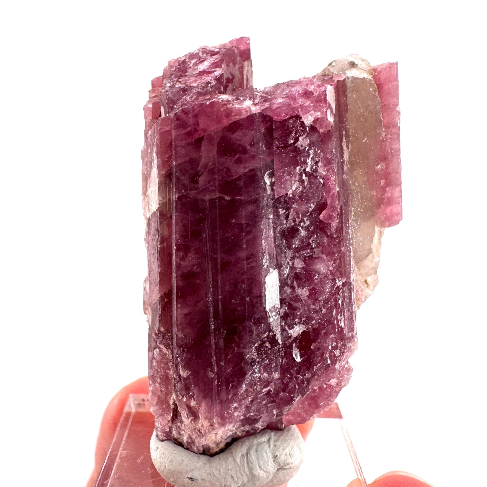 Rossmanite (Tanco Mine, Canada) | pink tourmaline crystal, rare minerals