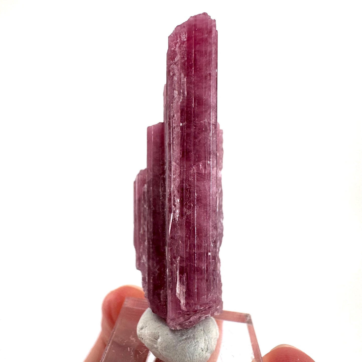 Rossmanite (Tanco Mine, Canada) | pink tourmaline crystal, rare minerals