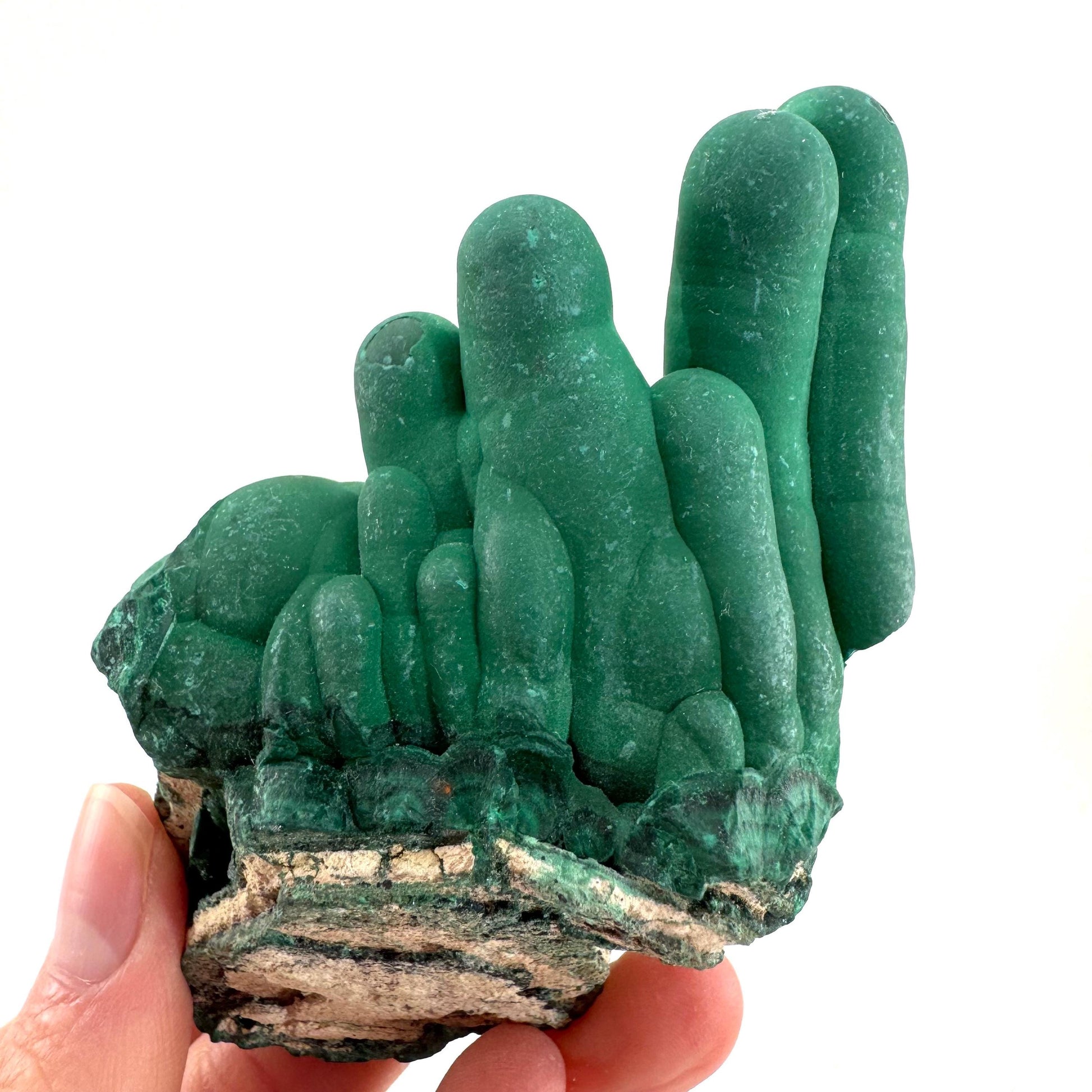 Malachite Stalactite (DR Congo) | natural malachite crystal, mineral specimen