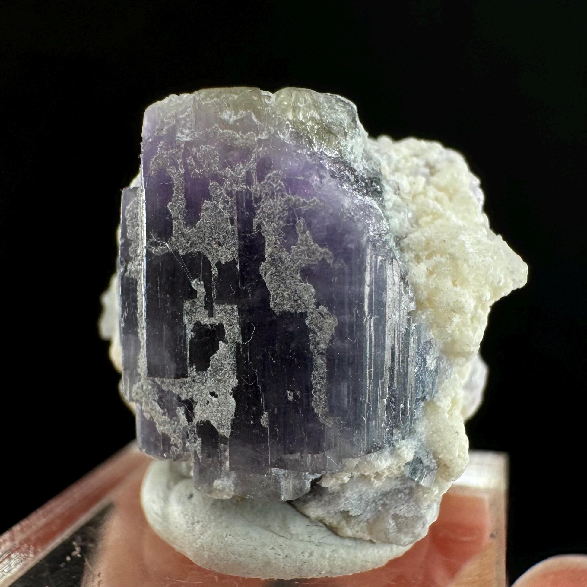 Purple Fluorapatite (Afghanistan) | fluorapatite crystal, natural purple apatite, mineral specimen