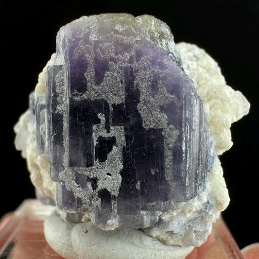 Purple Fluorapatite (Afghanistan) | fluorapatite crystal, natural purple apatite, mineral specimen