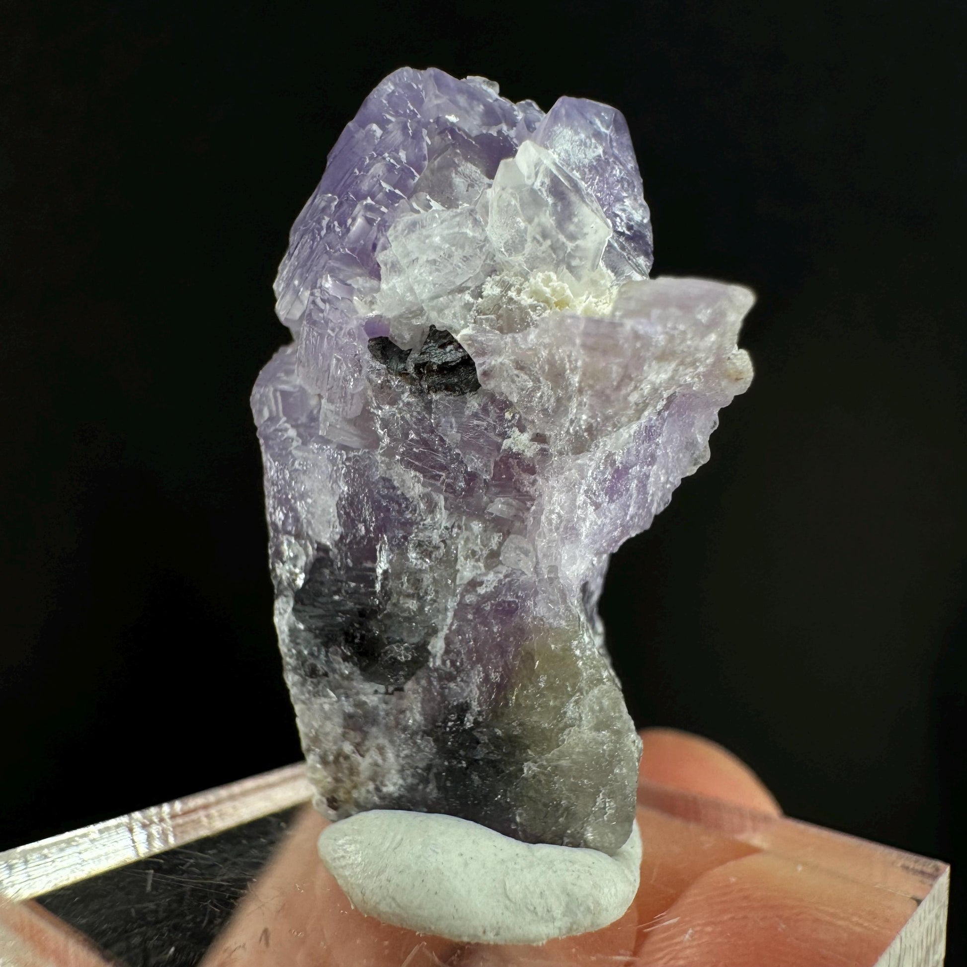 Purple Fluorapatite (Afghanistan) | fluorapatite crystal, natural purple apatite, mineral specimen