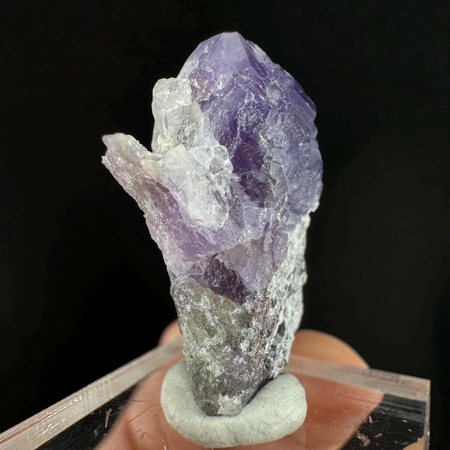 Purple Fluorapatite (Afghanistan) | fluorapatite crystal, natural purple apatite, mineral specimen