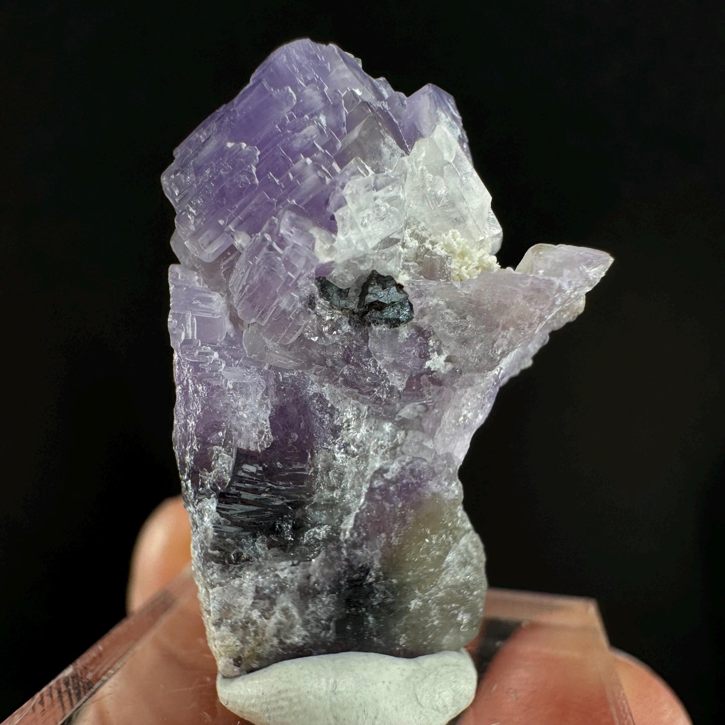 Purple Fluorapatite (Afghanistan) | fluorapatite crystal, natural purple apatite, mineral specimen