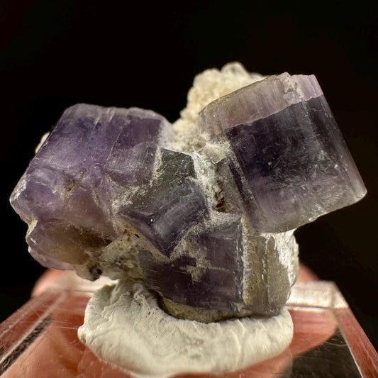 Purple Fluorapatite (Afghanistan) | fluorapatite crystal, natural purple apatite, mineral specimen