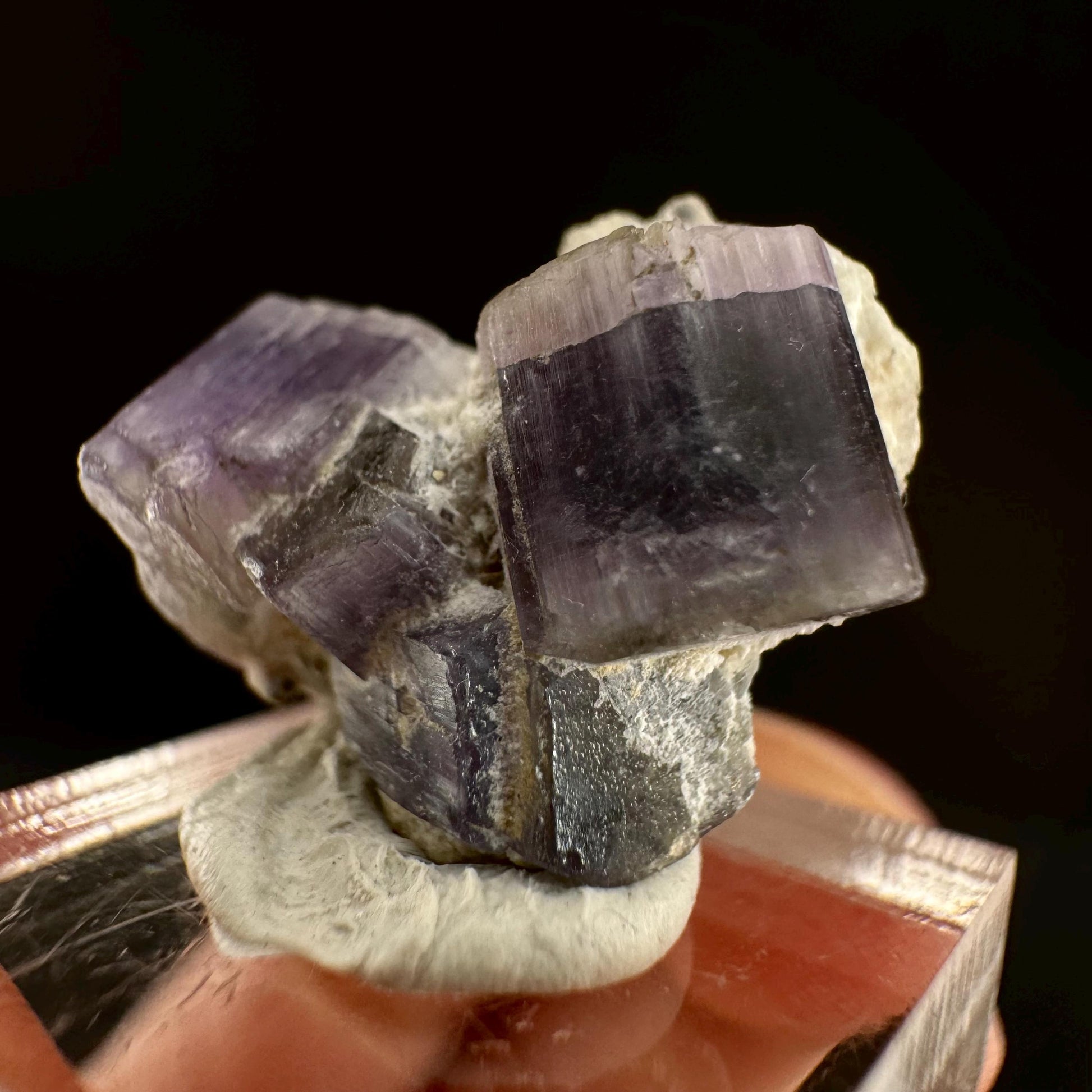 Purple Fluorapatite (Afghanistan) | fluorapatite crystal, natural purple apatite, mineral specimen