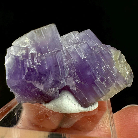 Purple Fluorapatite (Afghanistan) | fluorapatite crystal, natural purple apatite, mineral specimen