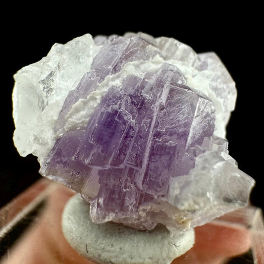 Purple Fluorapatite (Afghanistan) | fluorapatite crystal, natural purple apatite, mineral specimen