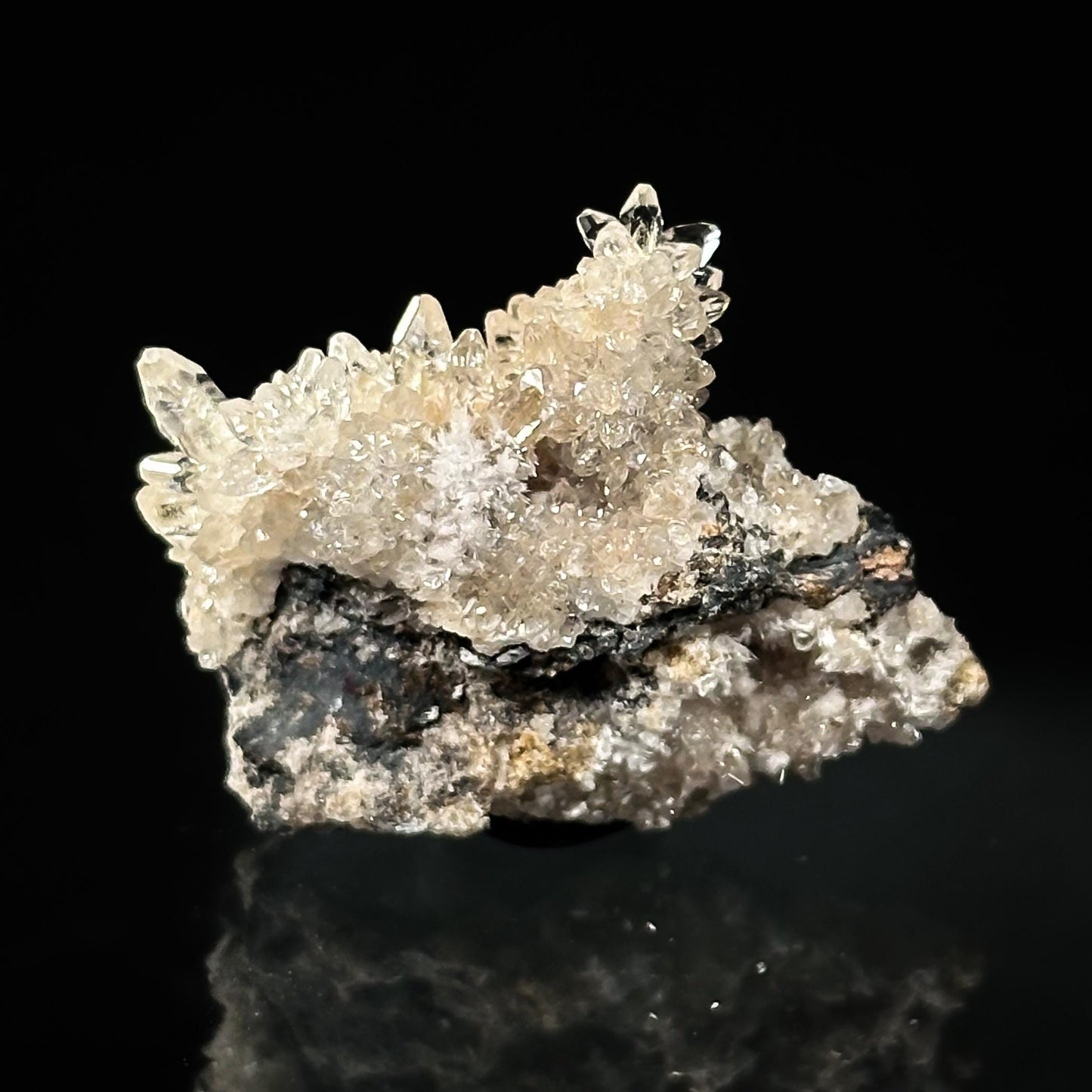 Oyelite on Calcite (South Africa) | calcite crystal, mineral specimen