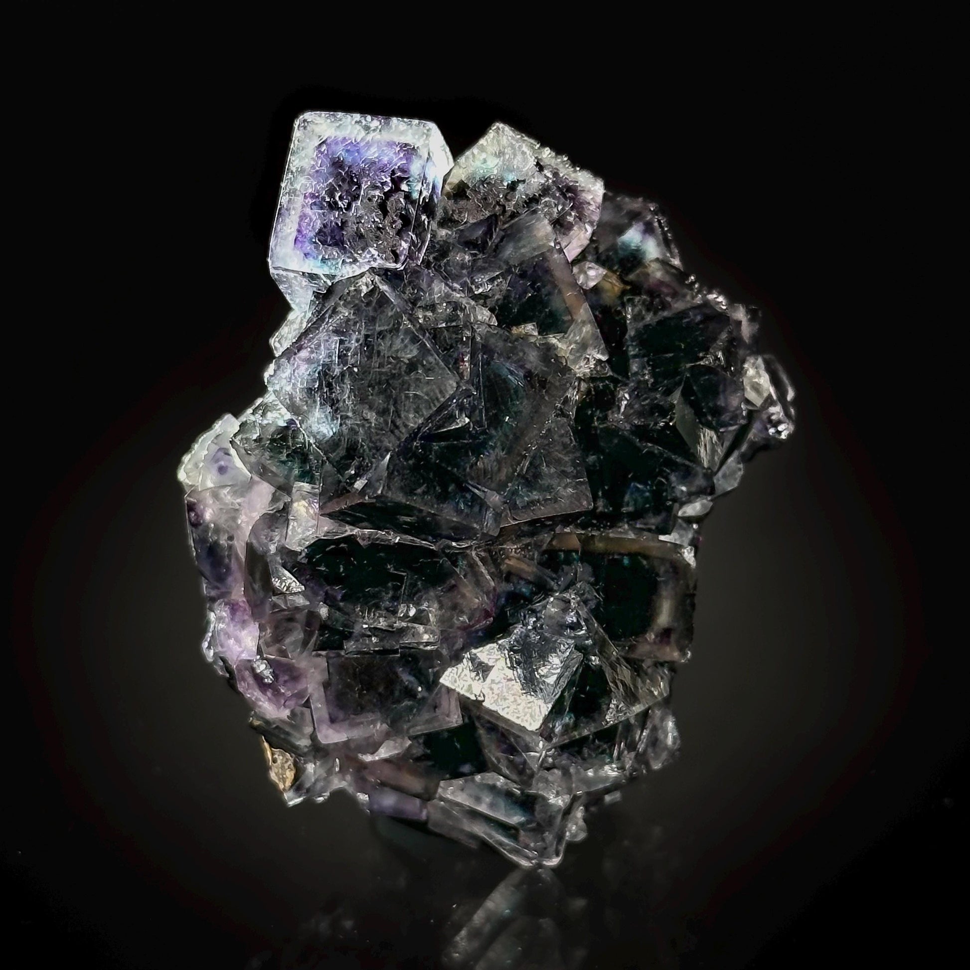 Okorusu Phantom Fluorite (Namibia) | cubic fluorite, purple fluorite, crystals, mineral specimen